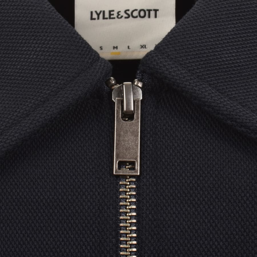 Image number 5 for Lyle And Scott Pique Overshirt Navy