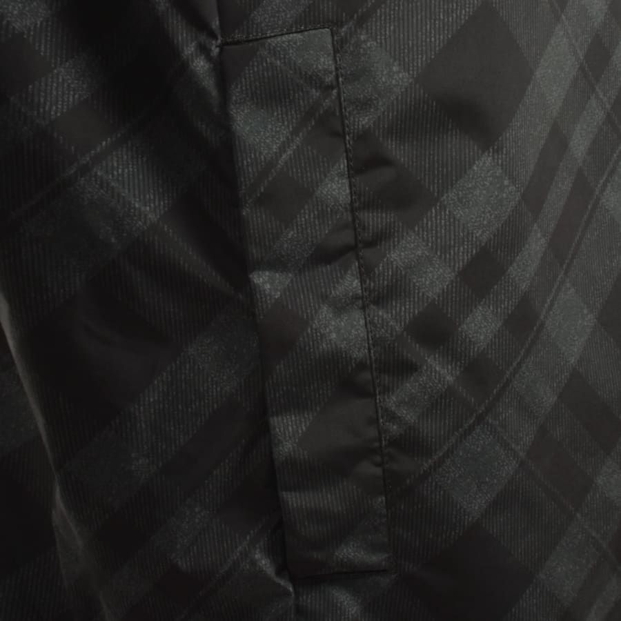 Image number 5 for Lyle And Scott Tartan Hooded Jacket Black