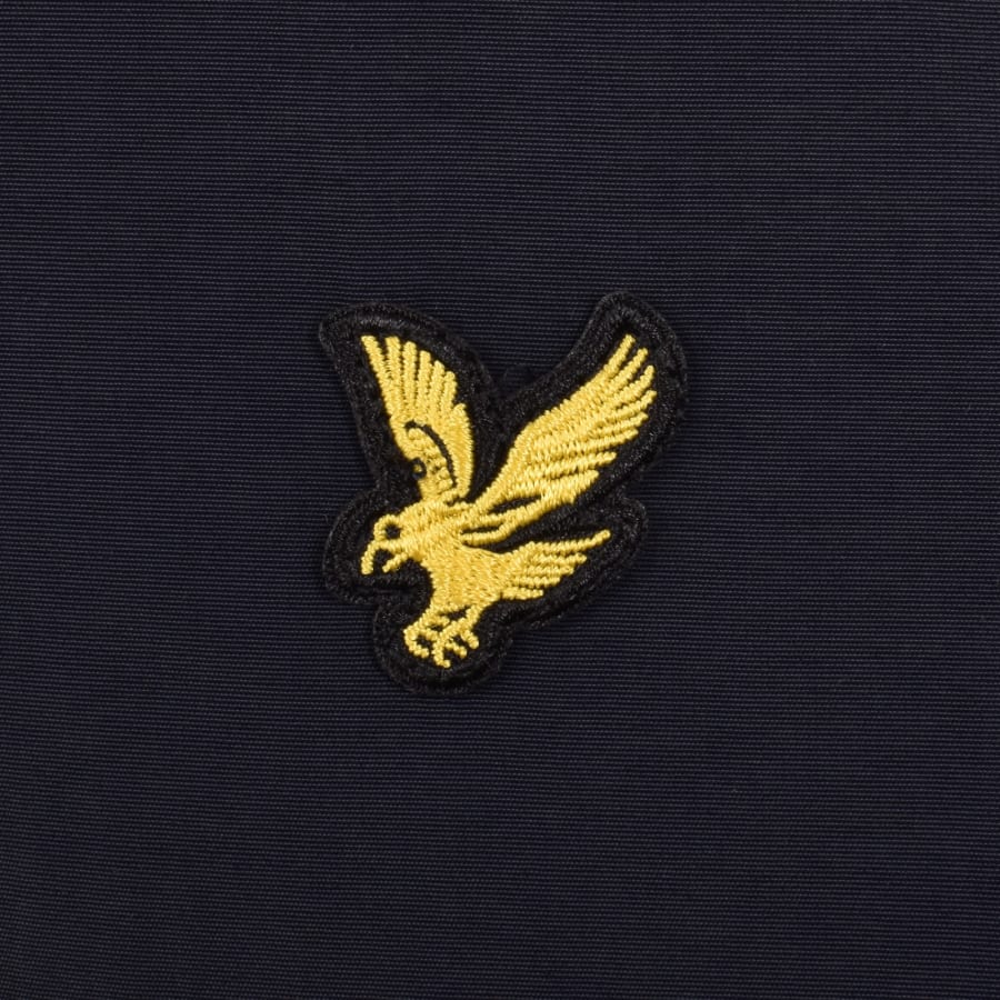 Image number 3 for Lyle And Scott Contrast Hooded Jacket Navy