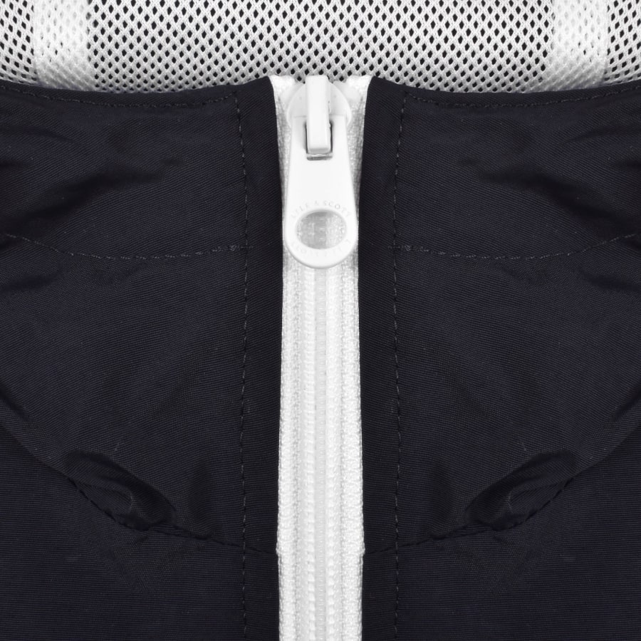 Image number 4 for Lyle And Scott Contrast Hooded Jacket Navy