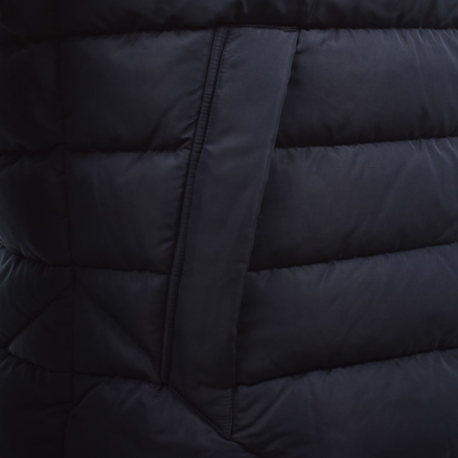 Image number 5 for Lyle And Scott Hooded Quilted Jacket Navy