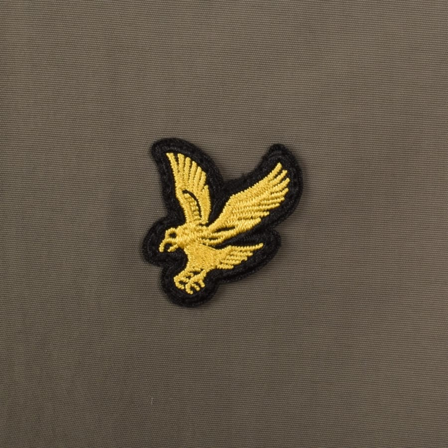Image number 3 for Lyle And Scott Contrast Hooded Jacket Khaki