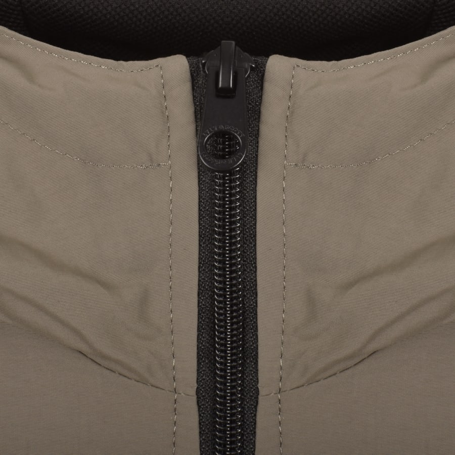 Image number 4 for Lyle And Scott Contrast Hooded Jacket Khaki
