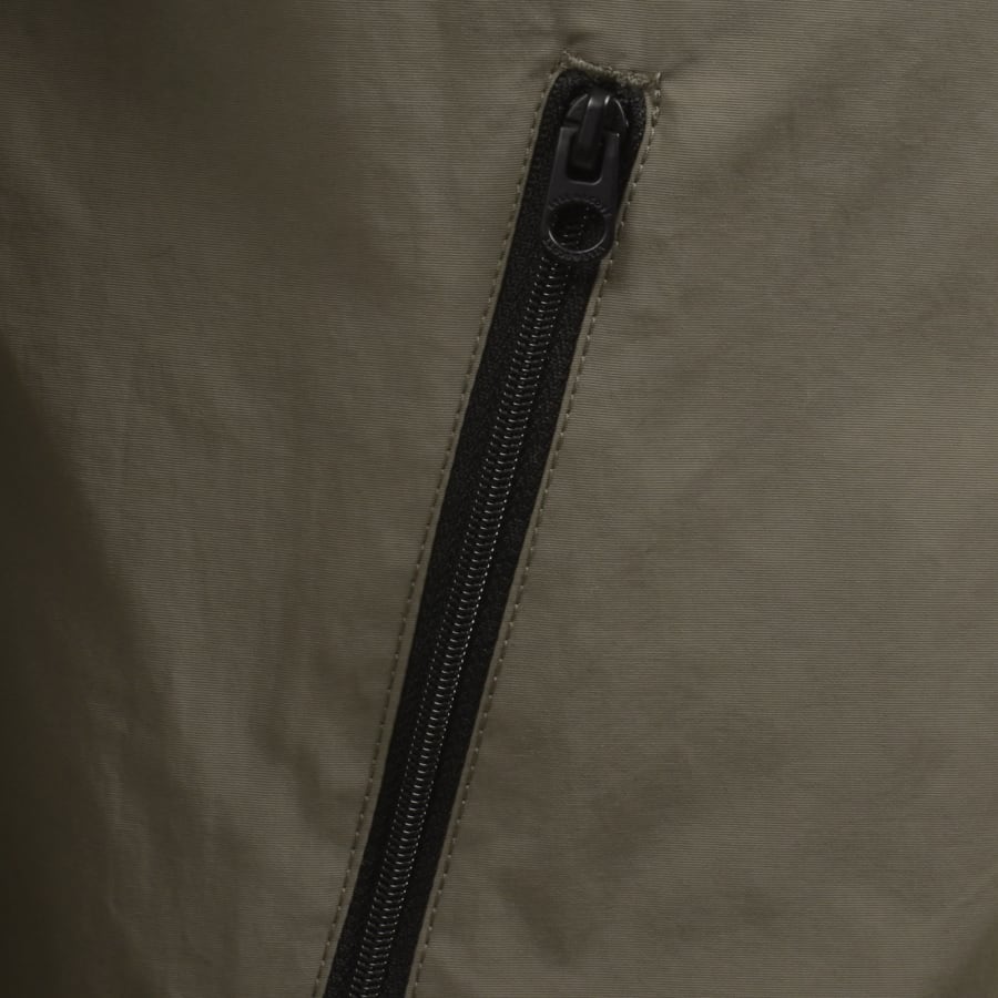 Image number 5 for Lyle And Scott Contrast Hooded Jacket Khaki