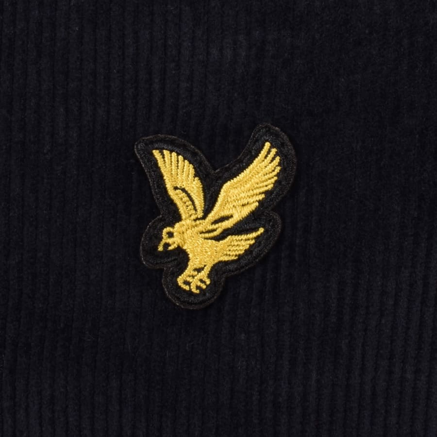 Image number 3 for Lyle And Scott Corduroy Harrington Jacket Navy