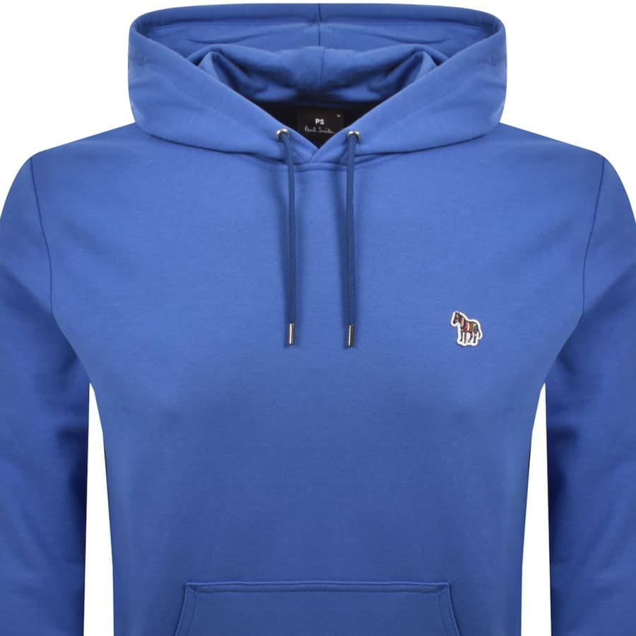 Image number 2 for Paul Smith Zebra Hoodie Blue