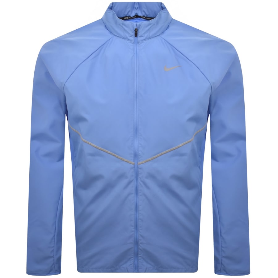 Image number 1 for Nike Running Miler Repel Jacket Blue