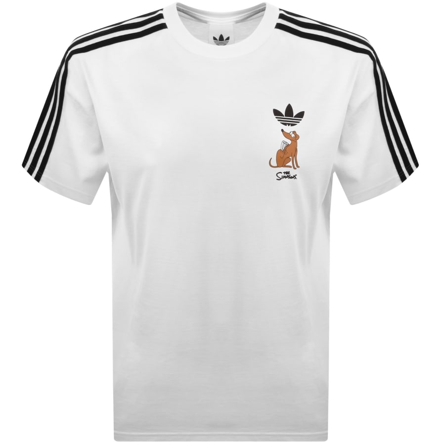 Image number 2 for adidas Originals X The Simpsons T Shirt White