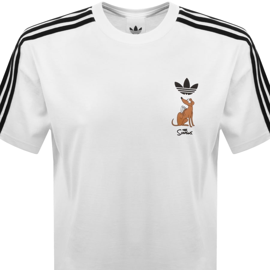 Image number 3 for adidas Originals X The Simpsons T Shirt White