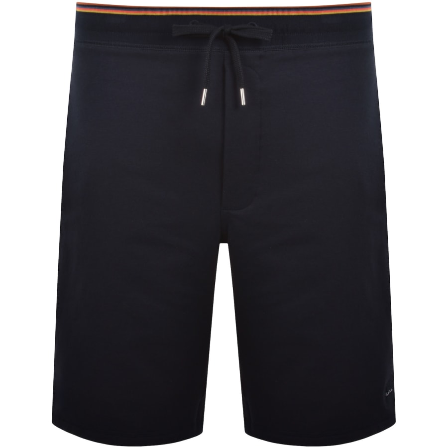 Image number 1 for Paul Smith Artist Rib Jersey Shorts Navy