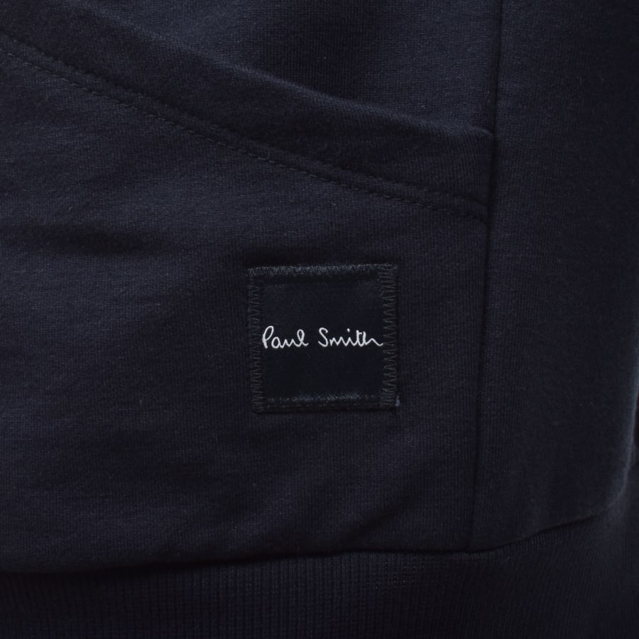 Image number 3 for Paul Smith Rib Artist Bomber Jacket Navy