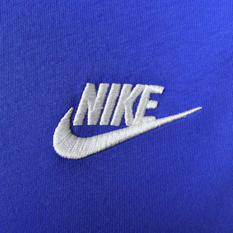 Image number 3 for Nike Crew Neck Club T Shirt Blue
