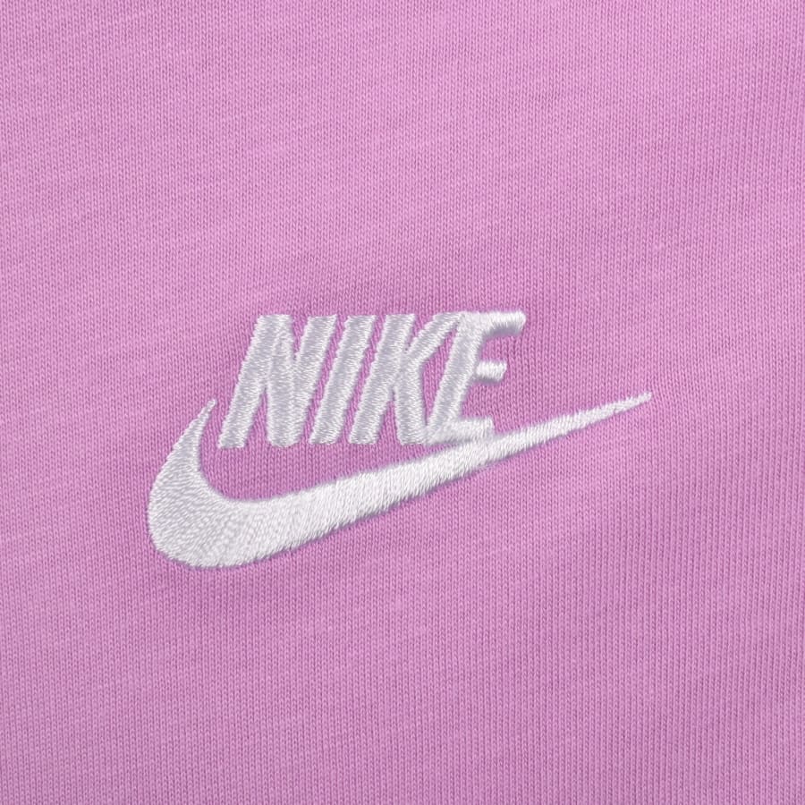 Image number 3 for Nike Crew Neck Club T Shirt Pink