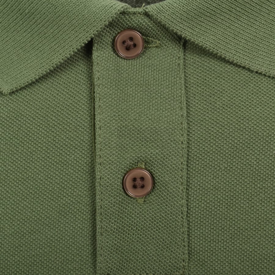 Image number 4 for Paul Smith Zebra Polo T Shirt Green