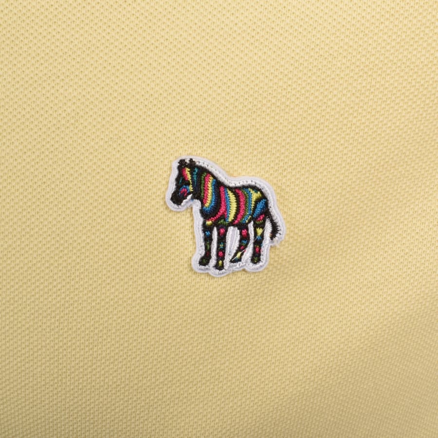 Image number 3 for Paul Smith Zebra Polo T Shirt Yellow