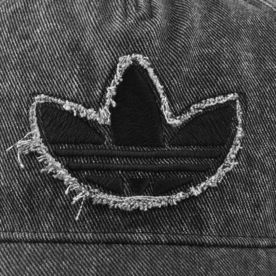 Image number 4 for adidas Originals Washed Denim Cap Black