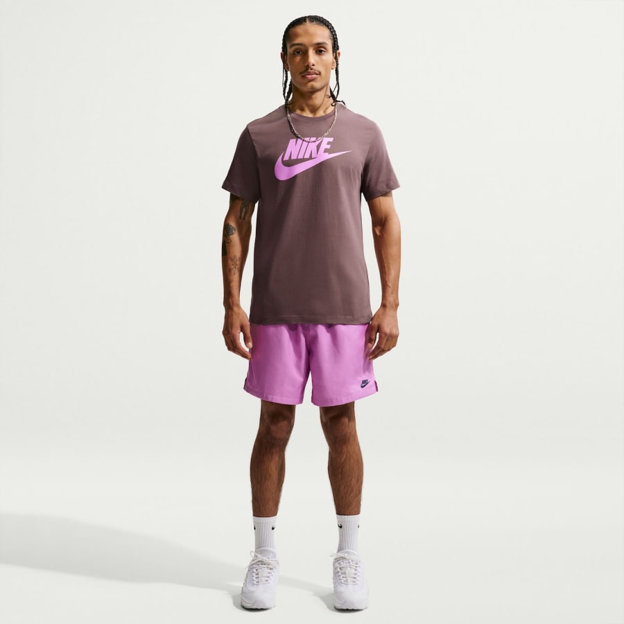 Image number 4 for Nike Futura Icon T Shirt Brown
