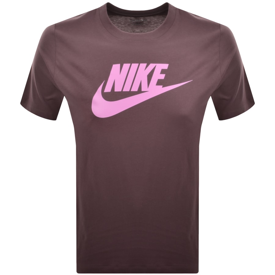 Image number 1 for Nike Futura Icon T Shirt Brown