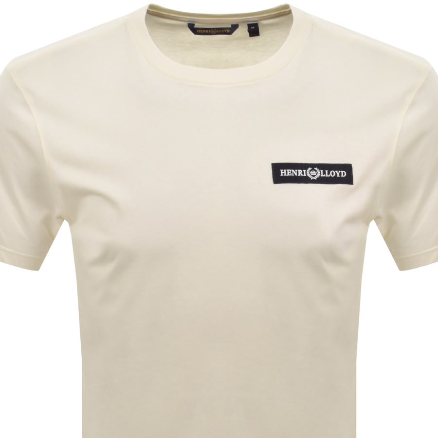 Image number 2 for Henri Lloyd Colshot T Shirt Cream