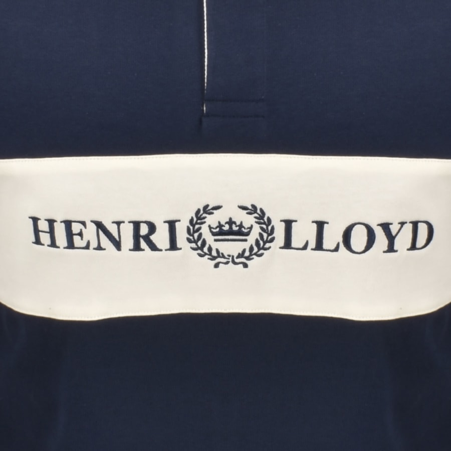 Image number 3 for Henri Lloyd Voyager Rugby Polo Navy