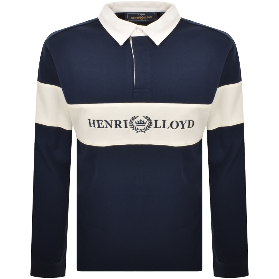 Image number 1 for Henri Lloyd Voyager Rugby Polo Navy