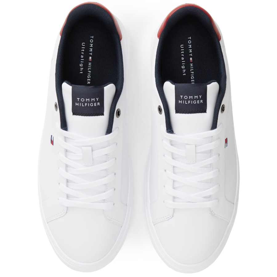 Image number 3 for Tommy Hilfiger Lightweight Trainers White