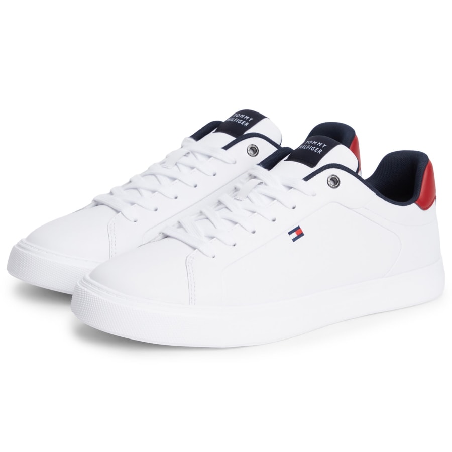Image number 4 for Tommy Hilfiger Lightweight Trainers White