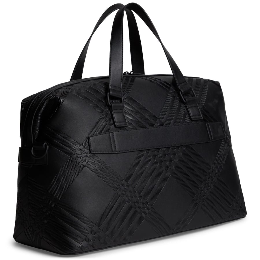 Image number 2 for Tommy Hilfiger Textured Duffle Bag Black