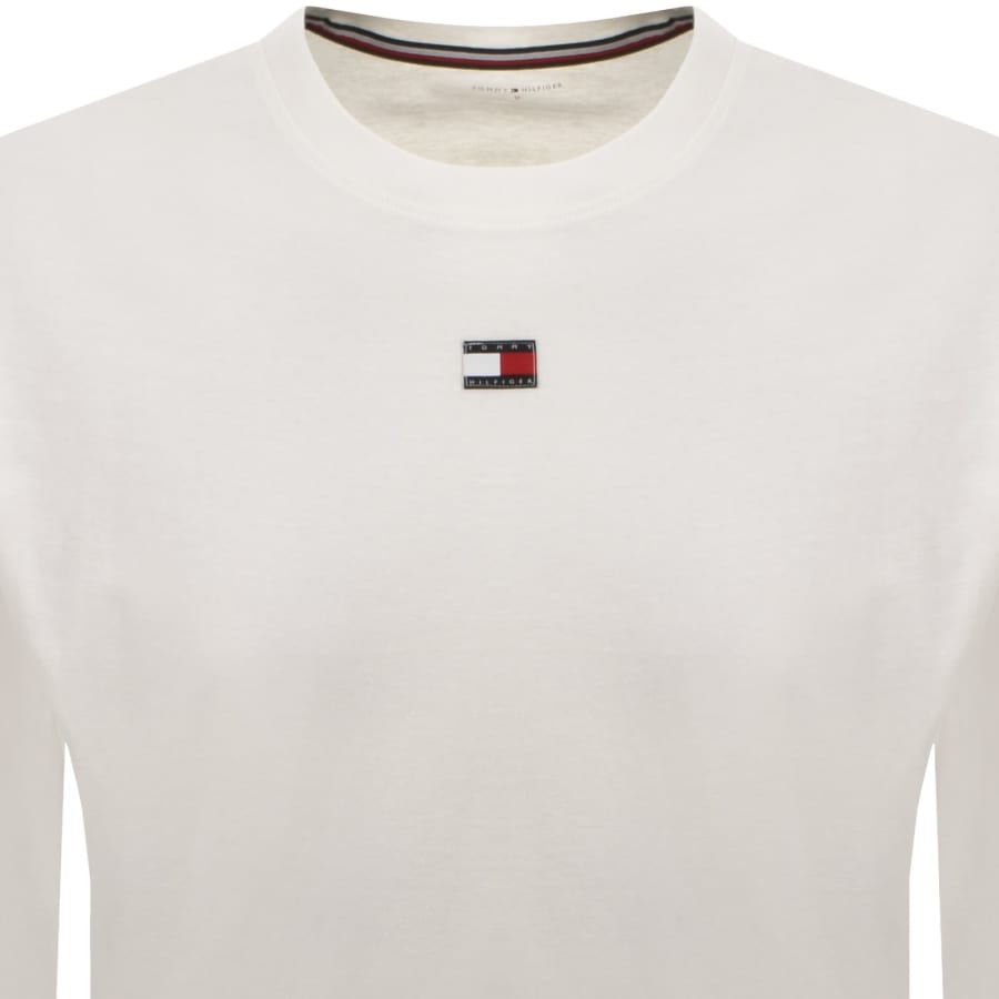 Image number 2 for Tommy Hilfiger Long Sleeve T Shirt Ecru