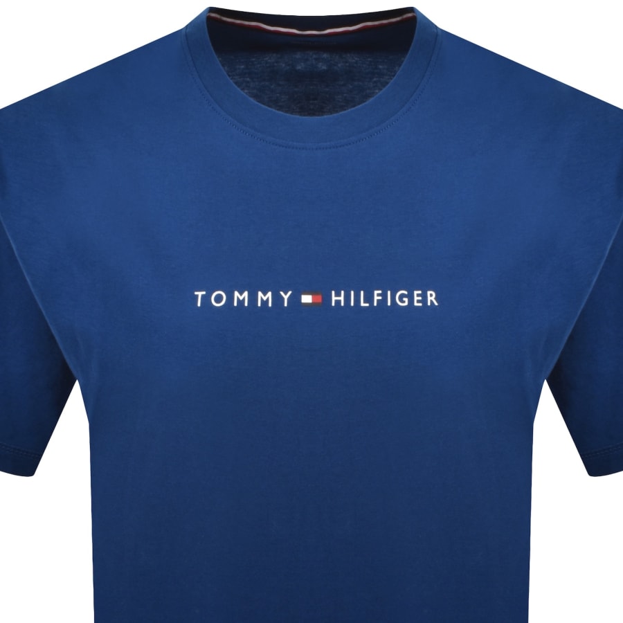 Image number 2 for Tommy Hilfiger Logo T Shirt Opulent Blue