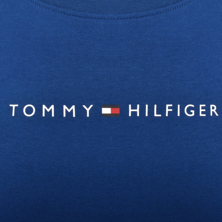 Image number 3 for Tommy Hilfiger Logo T Shirt Opulent Blue