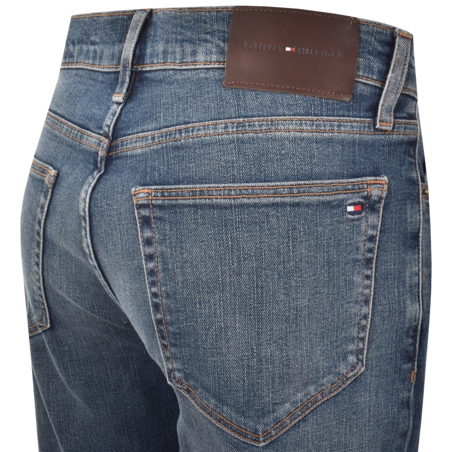 Image number 4 for Tommy Hilfiger Denton Slim Straight Fit Jeans Blue