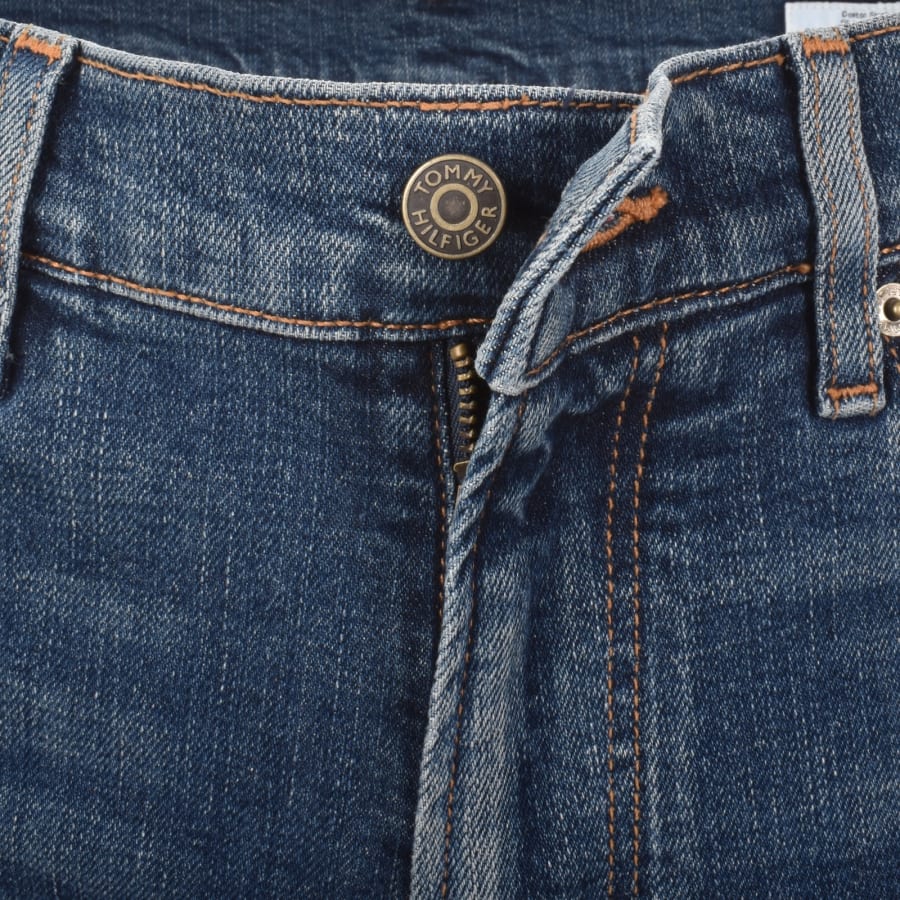 Image number 5 for Tommy Hilfiger Denton Slim Straight Fit Jeans Blue