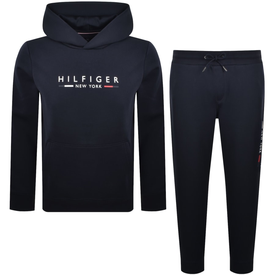 Image number 1 for Tommy Hilfiger New York Tracksuit Navy Blue