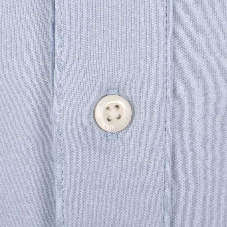 Image number 5 for Tommy Hilfiger Liquid Cotton Cuff Polo Blue