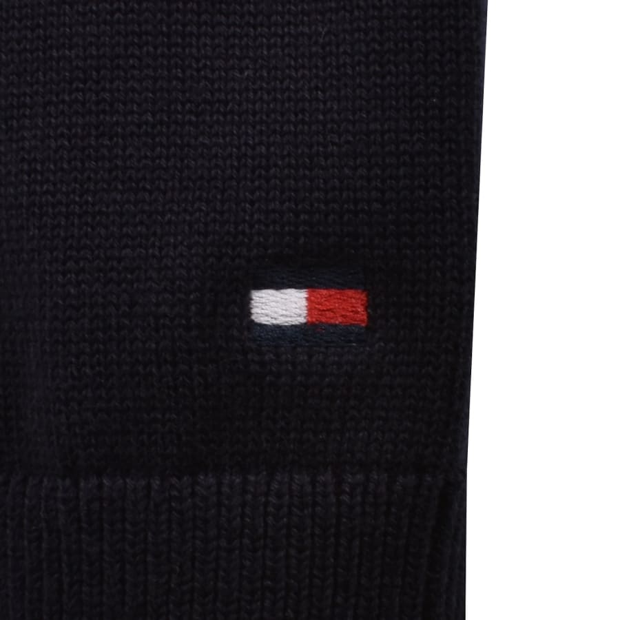 Image number 3 for Tommy Hilfiger Argyle Long Sleeve Polo Navy