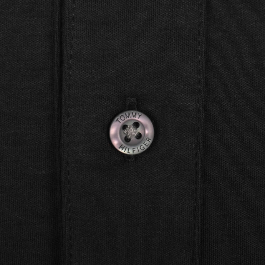 Image number 4 for Tommy Hilfiger Liquid Cotton Cuff Polo Black