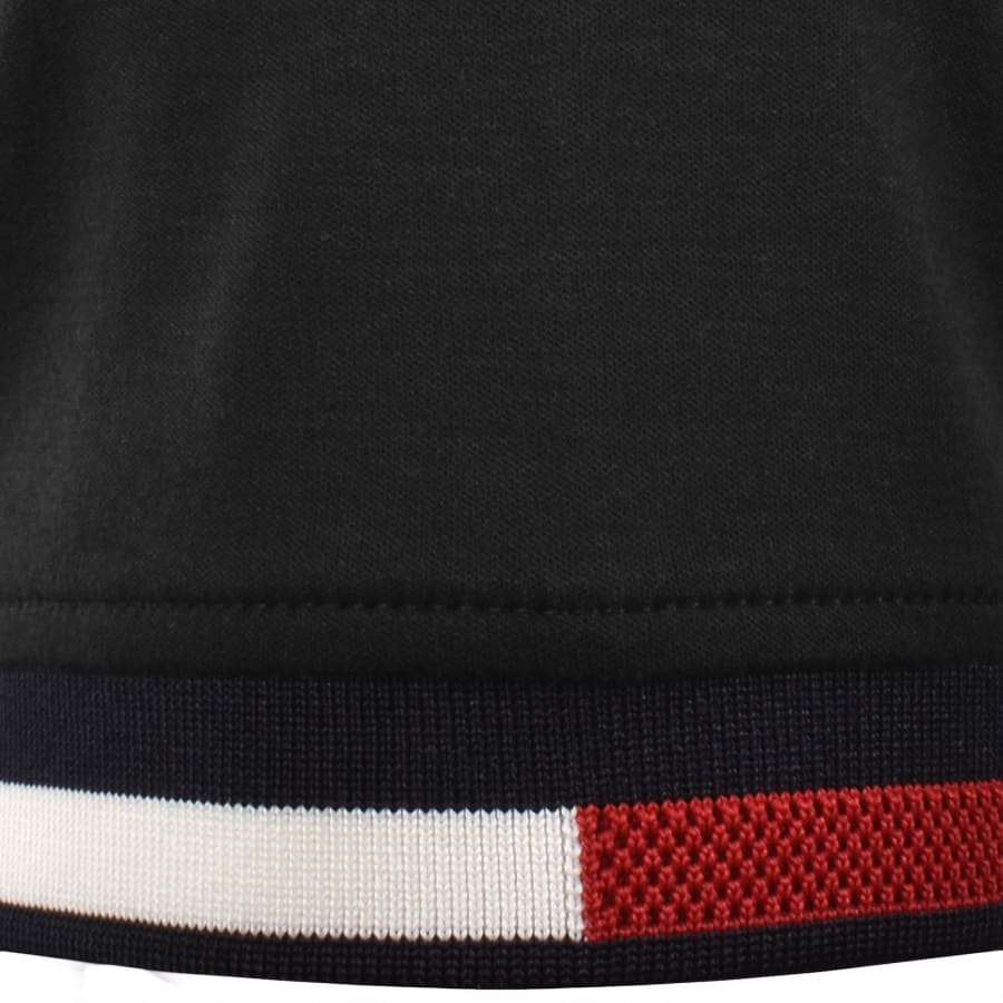 Image number 5 for Tommy Hilfiger Liquid Cotton Cuff Polo Black