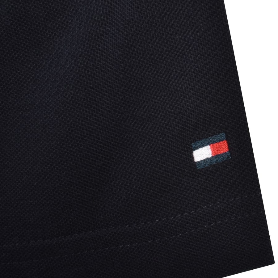 Image number 4 for Tommy Hilfiger Regular Fit Pique T Shirt Navy