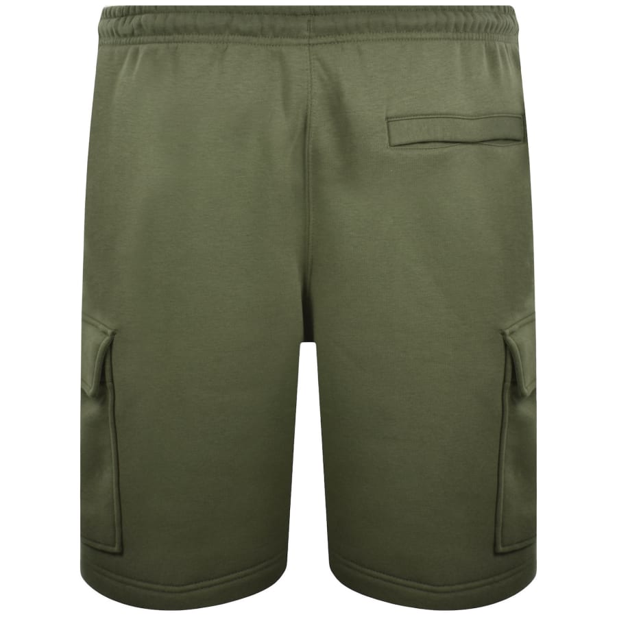 Image number 2 for Nike Club Logo Cargo Shorts Green