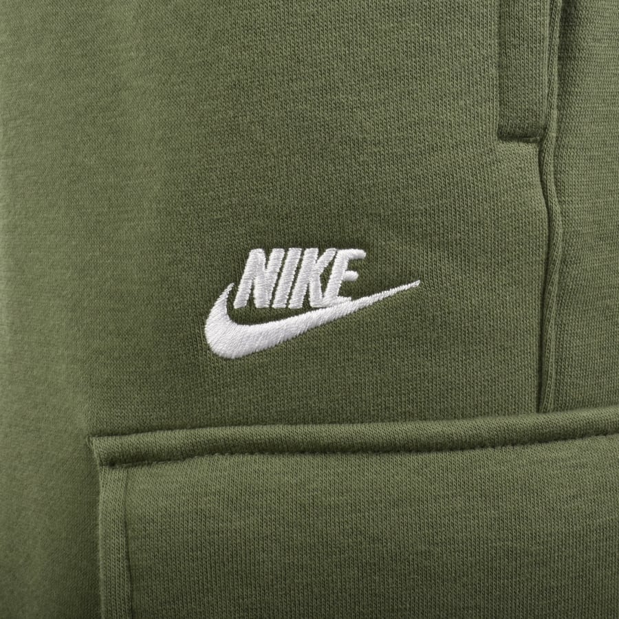 Image number 3 for Nike Club Logo Cargo Shorts Green