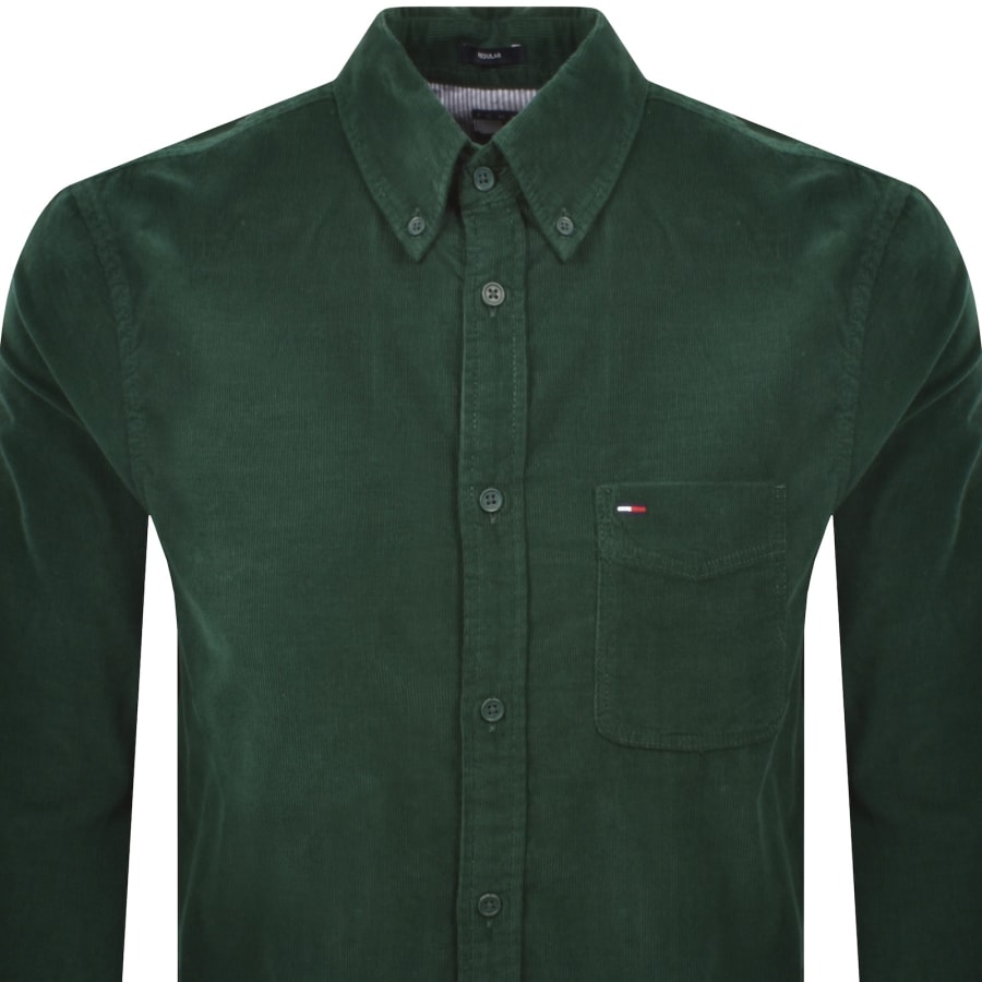 Image number 2 for Tommy Jeans Baby Corduroy Shirt Velvet Green