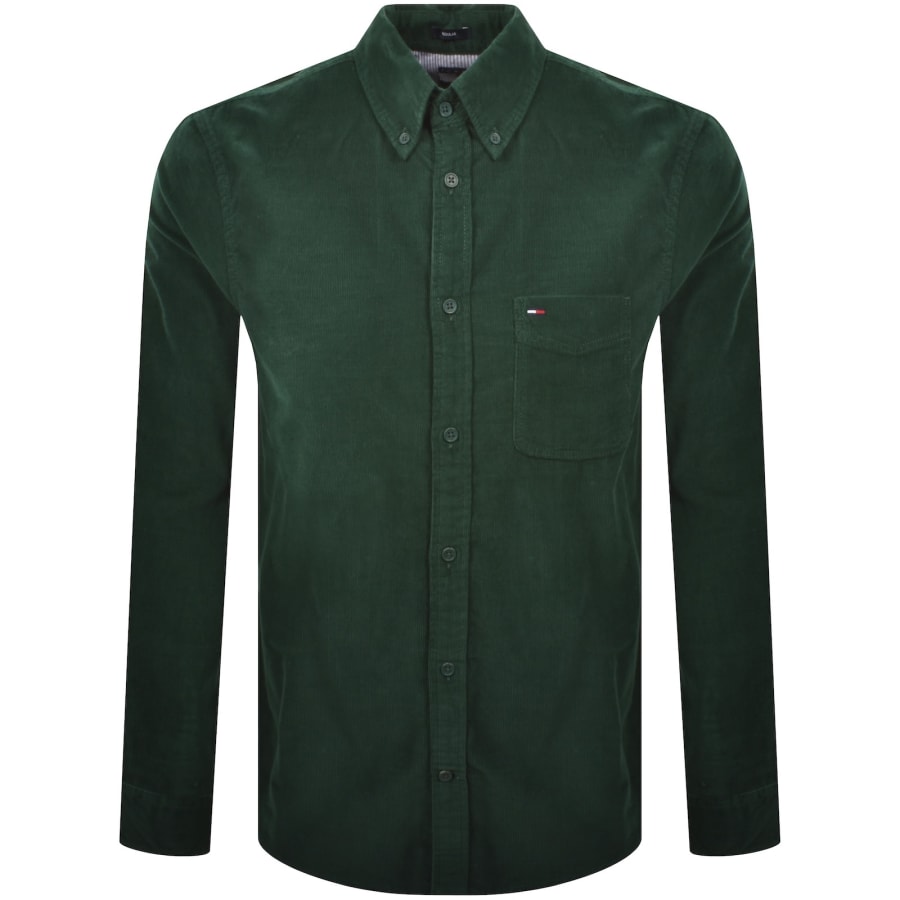 Image number 1 for Tommy Jeans Baby Corduroy Shirt Velvet Green