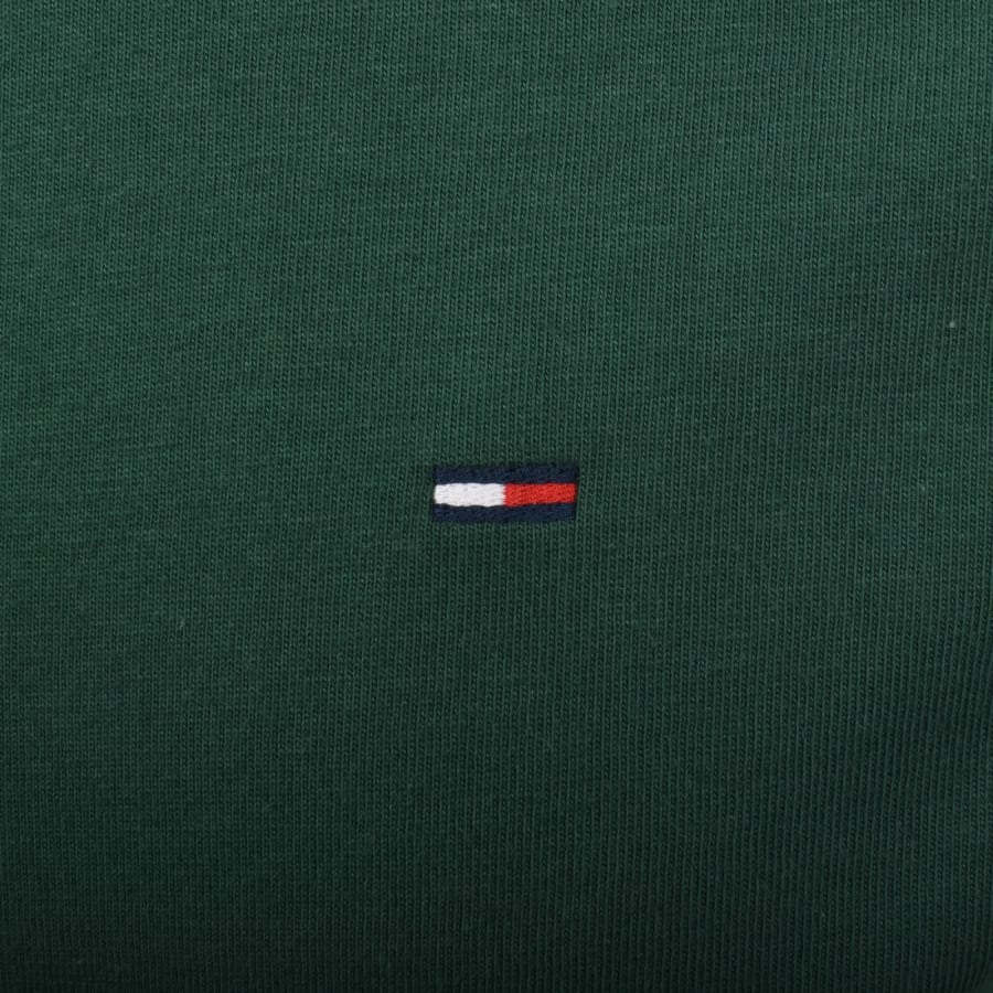 Image number 3 for Tommy Jeans Flag Logo T Shirt Velvet Green