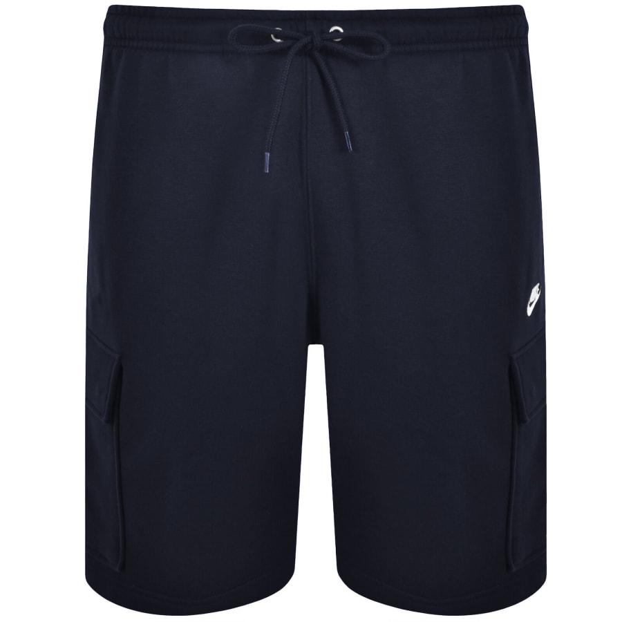 Image number 1 for Nike Club Logo Cargo Shorts Navy