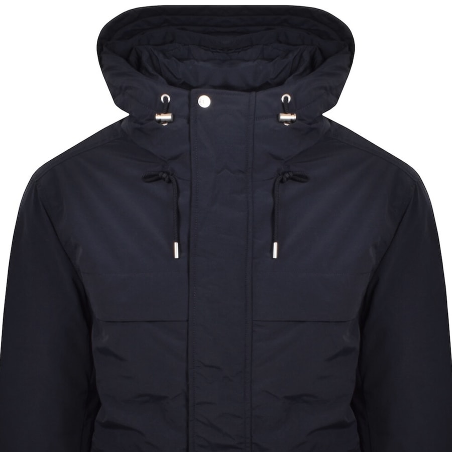 Image number 2 for Tommy Jeans City Ready Padded Parka Dark Blue