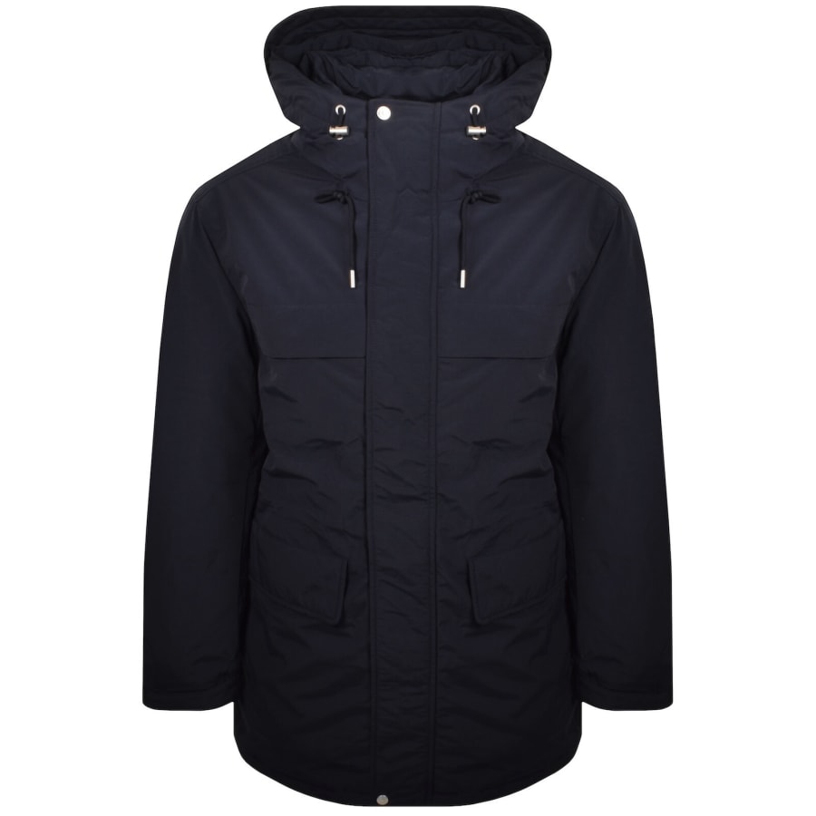 Image number 1 for Tommy Jeans City Ready Padded Parka Dark Blue