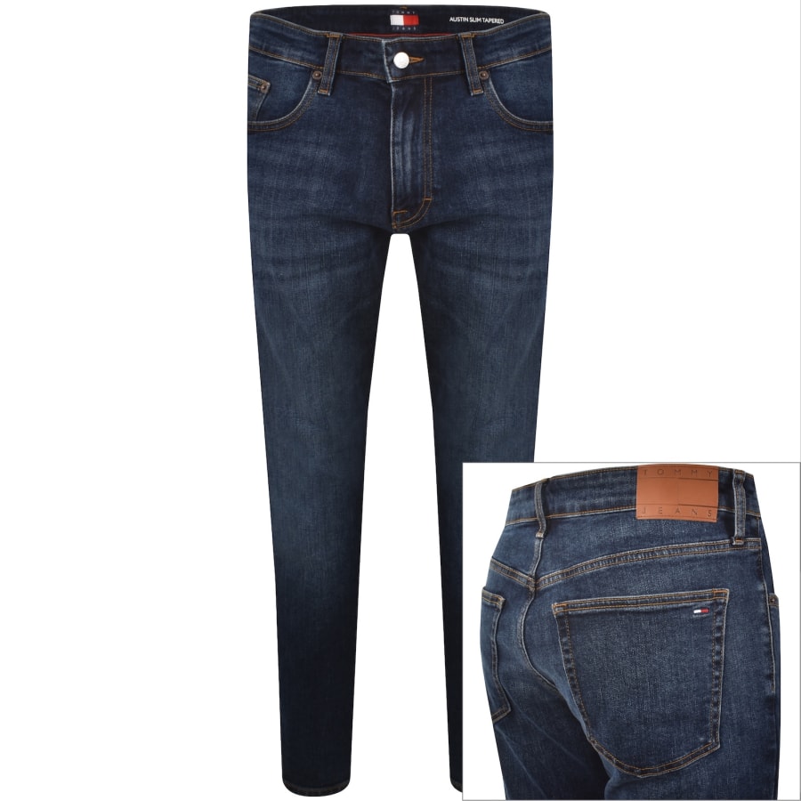 Image number 1 for Tommy Jeans Austin Slim Tapered Jeans Blue