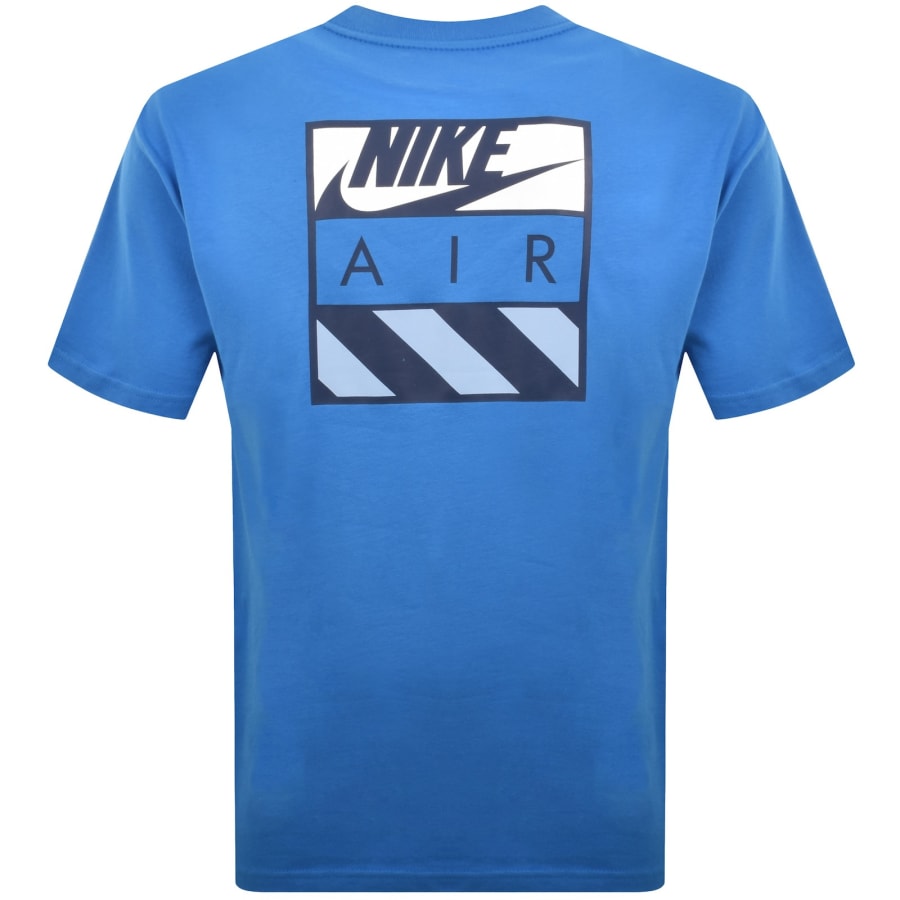 Image number 5 for Nike Logo T Shirt Blue