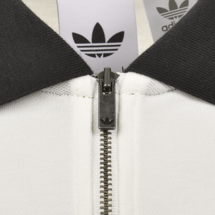 Image number 4 for adidas Originals Three Stripes Polo T Shirt White